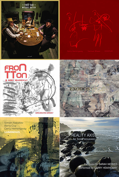 New Release Covers of Gerry Hemingway
		  